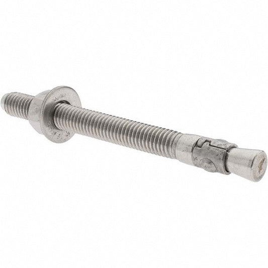 Value Collection 07324 Concrete Wedge Anchor 1/2" Dia, 5-1/2" OAL, 2-1/4" Min Embedment