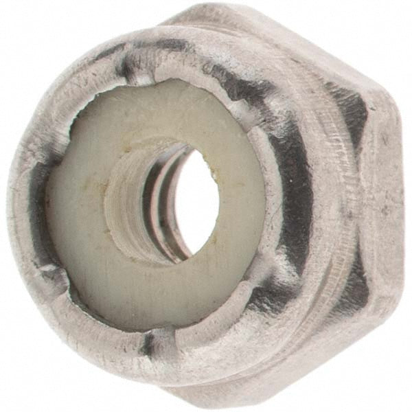 Value Collection 30631 Hex Lock Nut Insert, Nylon Insert, Grade 316 Stainless Steel
