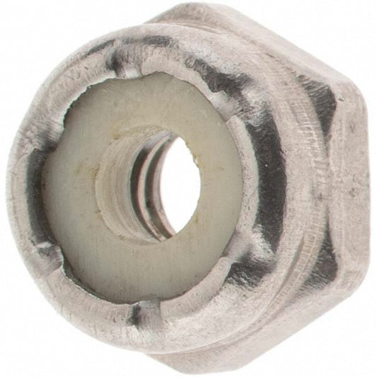 Value Collection 30631 Hex Lock Nut Insert, Nylon Insert, Grade 316 Stainless Steel