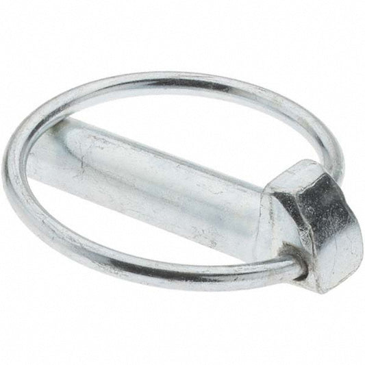 Value Collection 2505 Lynch Pins Pin Material Steel  Pin Finish Zinc Yellow Dichromate Plated  Ring Material Spring Steel  Ring Finish Zinc Yellow Dichromate Plated  Ring Wire Diameter (Inch) 3/16  Usable Length (Inch) 1-1/2