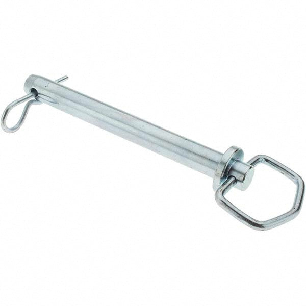 Value Collection -2525-4 3/4" Pin Diam, 7" Long, Zinc Plated Steel Pin Lock Hitch Pin