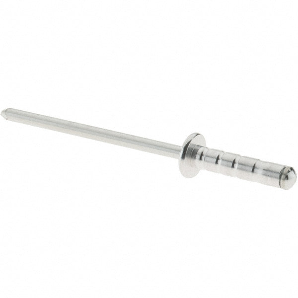 RivetKing /ABS43-45MG/RT/P100 Blind Rivet Dome Head, Aluminum Body, Steel Mandrel