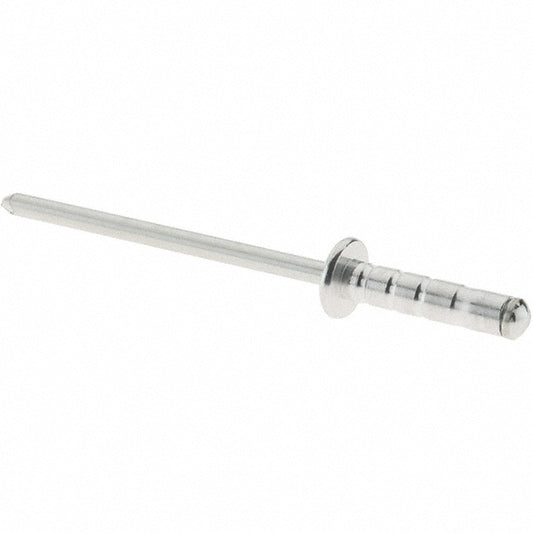 RivetKing /ABS43-45MG/RT/P100 Blind Rivet Dome Head, Aluminum Body, Steel Mandrel