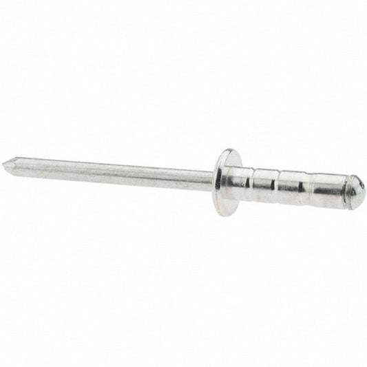 RivetKing /ABS63-67MG/RT/P100 Blind Rivet Dome Head, Aluminum Body, Steel Mandrel
