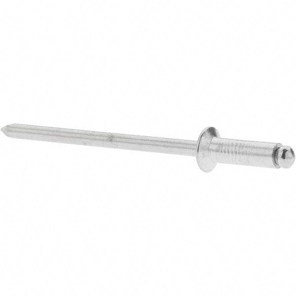 RivetKing ACA44/P100 Open End Blind Rivet Countersunk Head, Aluminum Body, Aluminum Mandrel