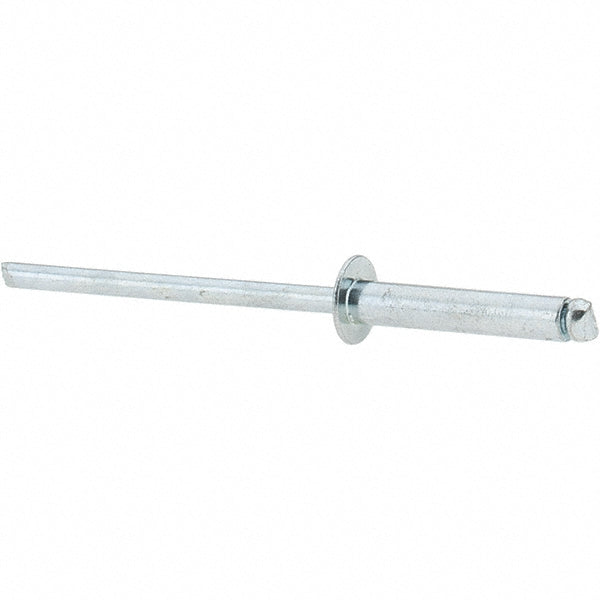 Value Collection -34118-1 Open End Blind Rivet Size 48, Dome Head, Steel Body, Steel Mandrel