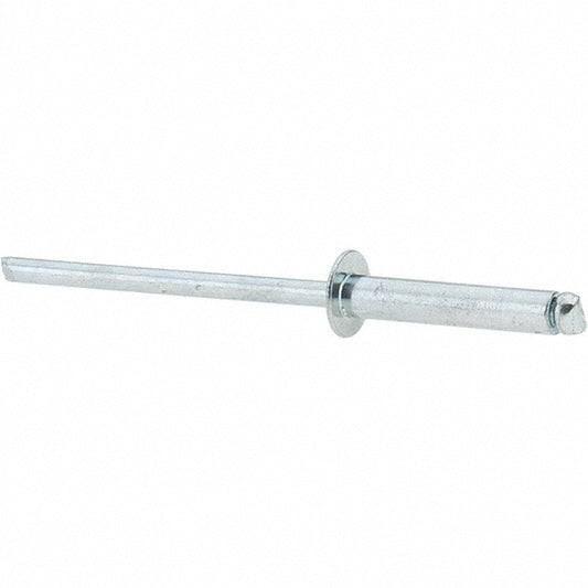 Value Collection -34118-1 Open End Blind Rivet Size 48, Dome Head, Steel Body, Steel Mandrel