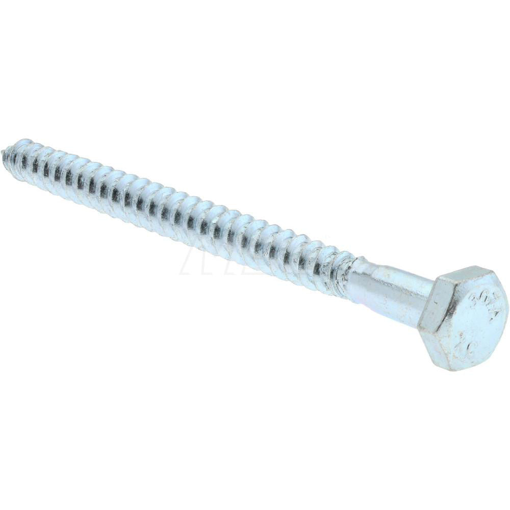 Value Collection C50000122 1/4 Screw, 3-1/2" Length Under Head, Steel, Hex Head Lag Screw