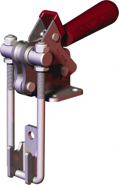 De-Sta-Co 344-R Pull-Action Latch Clamp Vertical, 2,001 lb, U-Hook, Flanged Base