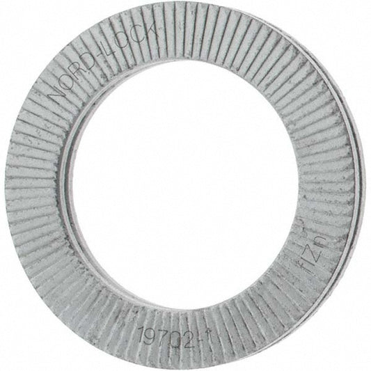 Value Collection 31520 Wedge Lock Washer Steel, Grade 2, Zinc-Plated