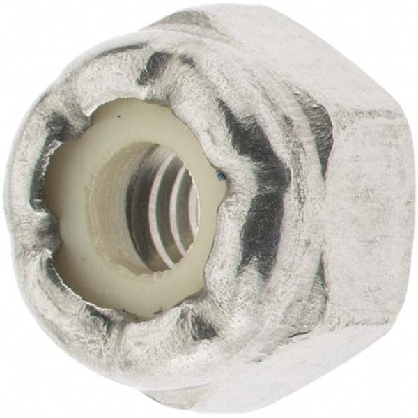 Value Collection 30632 Hex Lock Nut Insert, Nylon Insert, Grade 316 Stainless Steel