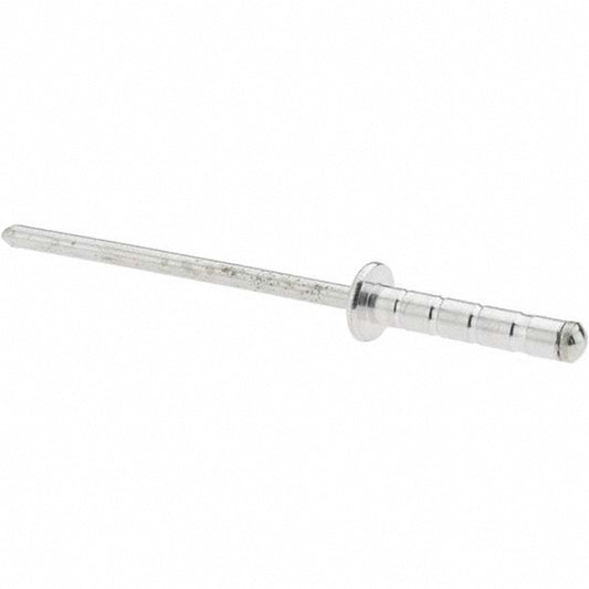 RivetKing /ABS45-47MG/RT/P100 Open End Blind Rivet Dome Head, Aluminum Body, Steel Mandrel