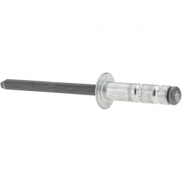 RivetKing /ABS66-68MG/P100 Open End Blind Rivet Dome Head, Aluminum Body, Steel Mandrel