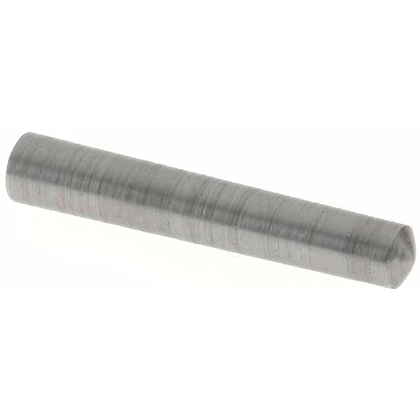Value Collection 34826 Size 1, 0.1512" Small End Diam, 0.172" Large End Diam, Uncoated Steel Taper Pin