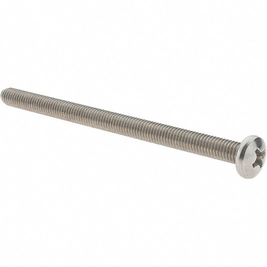 Value Collection C38155 Machine Screw #10-32 x 3" Length Under Head, Pan Head, Phillips