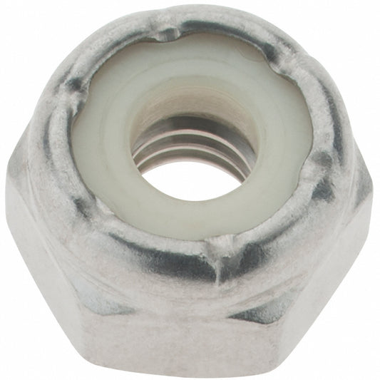 Value Collection C36888 Hex Lock Nut Insert, Nylon Insert, Grade 18-8 Stainless Steel