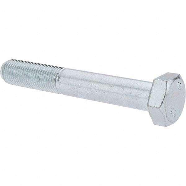 Value Collection C30985 Hex Head Cap Screw M12 x 1.25 x 80 mm, Grade 8.8 Steel, Zinc-Plated