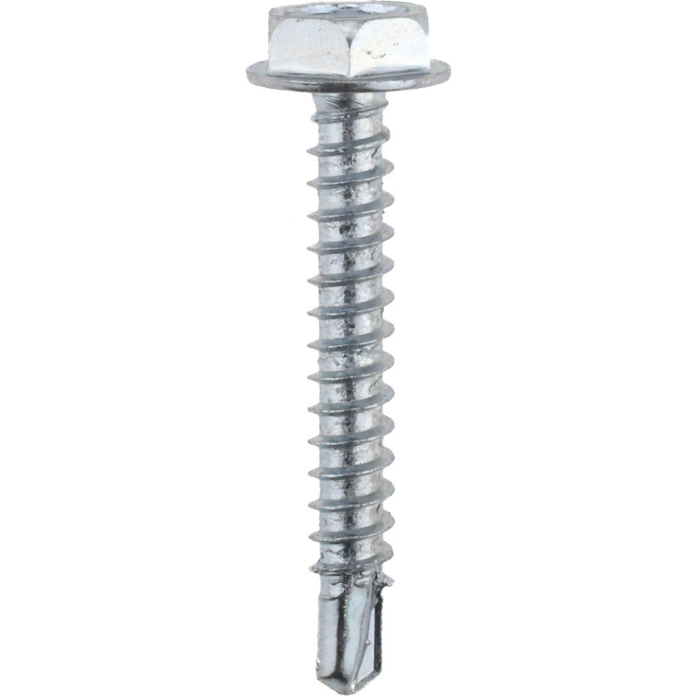 Value Collection C30219 #6, Hex Washer Head, Hex Drive, 1" Length Under Head, #2 Point, Self Drilling Screw