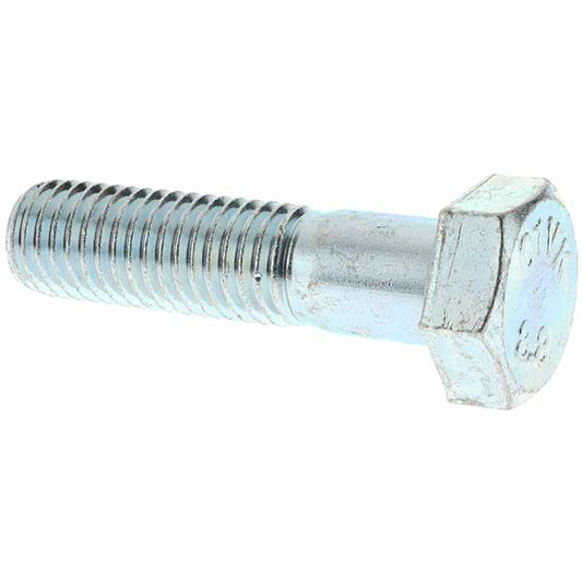 Value Collection C23122 Hex Head Cap Screw M14 x 2.00 x 55 mm, Grade 8.8 Steel, Zinc-Plated