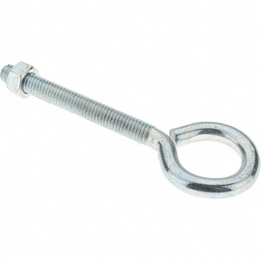 Value Collection C189222 3/8-16, Zinc-Plated Finish, Steel Wire Turned Eye Bolt