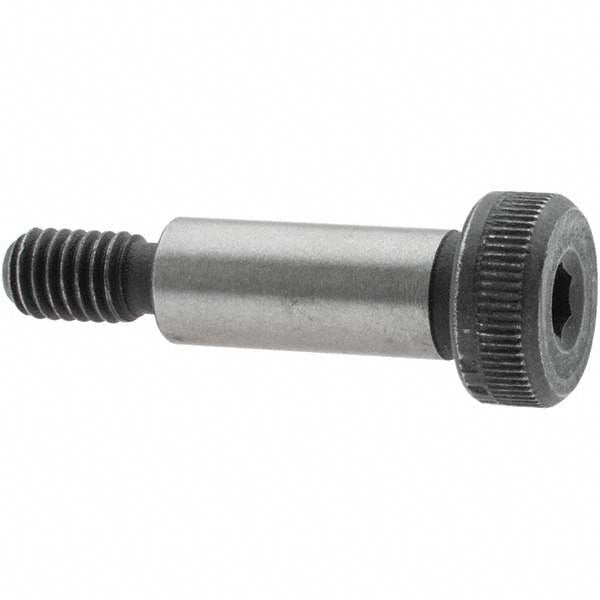 Value Collection B10111 Shoulder Screw 8 mm Shoulder Dia, 20 mm Shoulder Length, M6x1.00, 12.9 Alloy Steel, Hex Socket