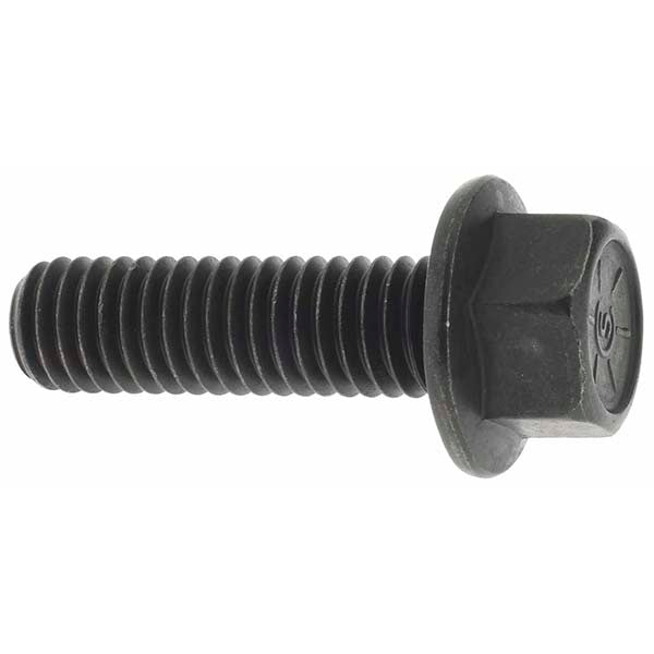 Value Collection B10018 Smooth Flange Bolt 7/16-14 UNC, 1-1/2" Length Under Head, Fully Threaded