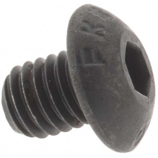 Value Collection A996700 Button Socket Cap Screw M5x0.8ket Cap Screw 6.00 mm Length Under Head, Steel, Black Oxide