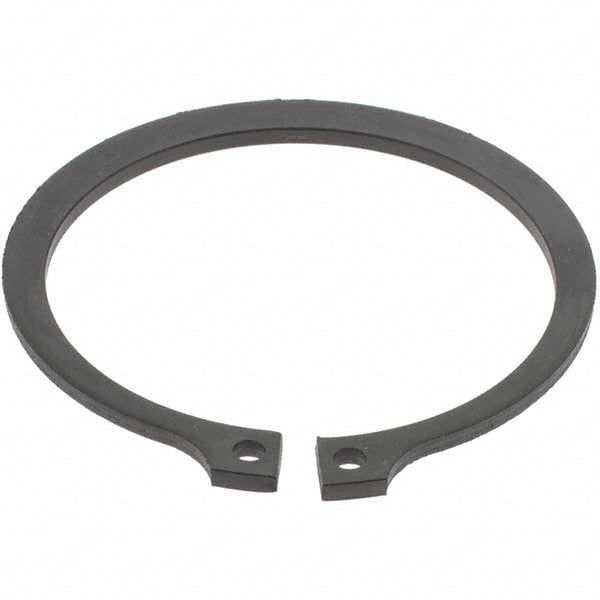 Rotor Clip DSH-50ST PD External Retaining Ring 47 mm Groove Dia, 50 mm Shaft Dia, DIN I7221 _ I7223 Spring Steel, Phosphate Finish