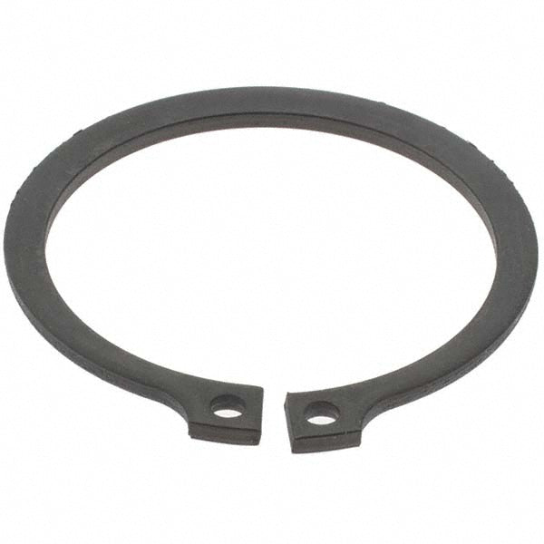 Rotor Clip DSH-40ST PD External Retaining Ring 37.5 mm Groove Dia, 40 mm Shaft Dia, DIN I7221 _ I7223 Spring Steel, Phosphate Finish