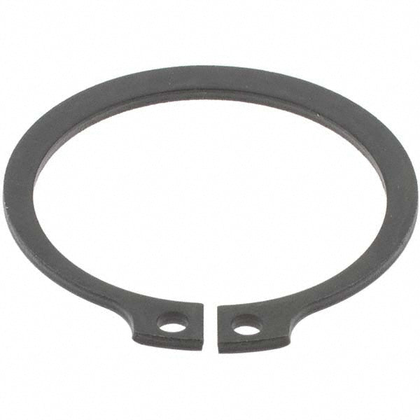 Rotor Clip DSH-34ST PD External Retaining Ring 32.3 mm Groove Dia, 34 mm Shaft Dia, DIN I7221 _ I7223 Spring Steel, Phosphate Finish
