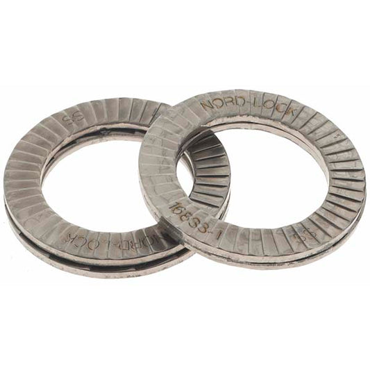 Value Collection A98019 Wedge Lock Washer 0.7756" OD, 0.5197" ID, Stainless Steel, 316L