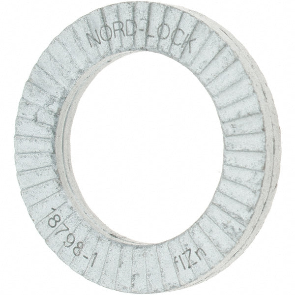Value Collection A98002 Wedge Lock Washer 0.7677" OD, 0.5197" ID, Grade 2, Zinc-Plated