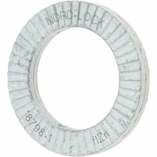 Value Collection A98002 Wedge Lock Washer 0.7677" OD, 0.5197" ID, Grade 2, Zinc-Plated