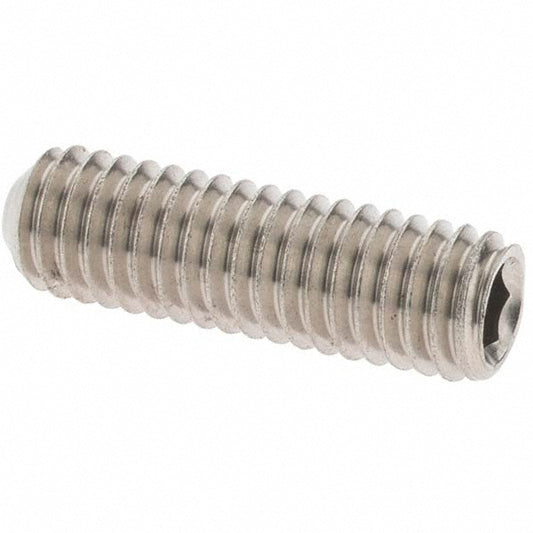 Value Collection C52000738 Set Screw M6 x 1.00 x 20 mm, Cup Point, Stainless Steel, Grade 316 & Austenitic Grade A4