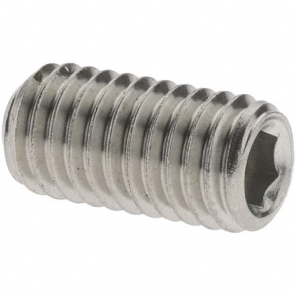 Value Collection C52000740 Set Screw M8 x 1.25 x 16 mm, Cup Point, Stainless Steel, Grade 316 & Austenitic Grade A4