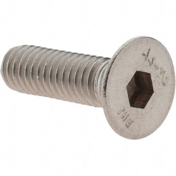 Value Collection A410401 Flat Socket Cap Screw M6x1, 316/Austenitic Grade A4 Stainless Steel