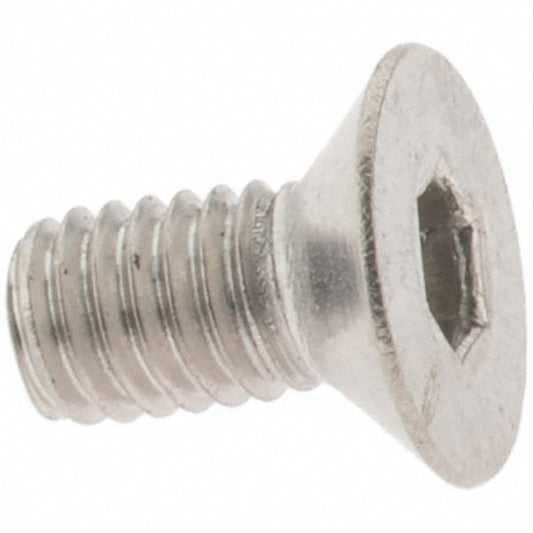 Value Collection A410370 Flat Socket Cap Screw M3x0.5, 316/Austenitic Grade A4 Stainless Steel
