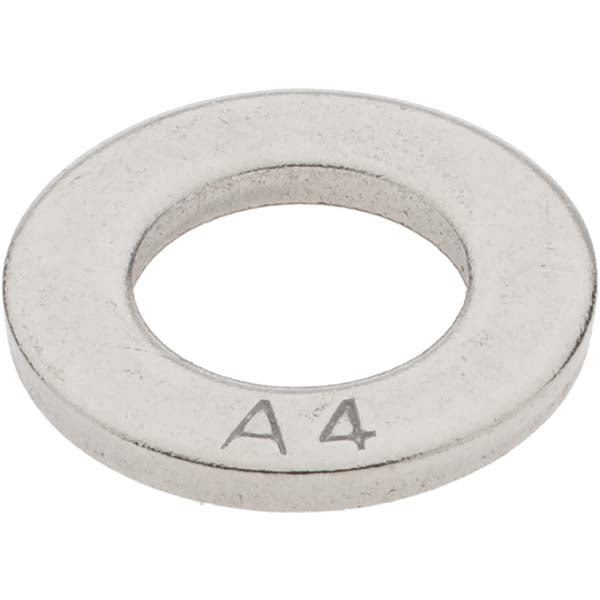 Value Collection A410357 M12 Screw Standard Flat Washer Grade 316 Stainless Steel, Plain Finish