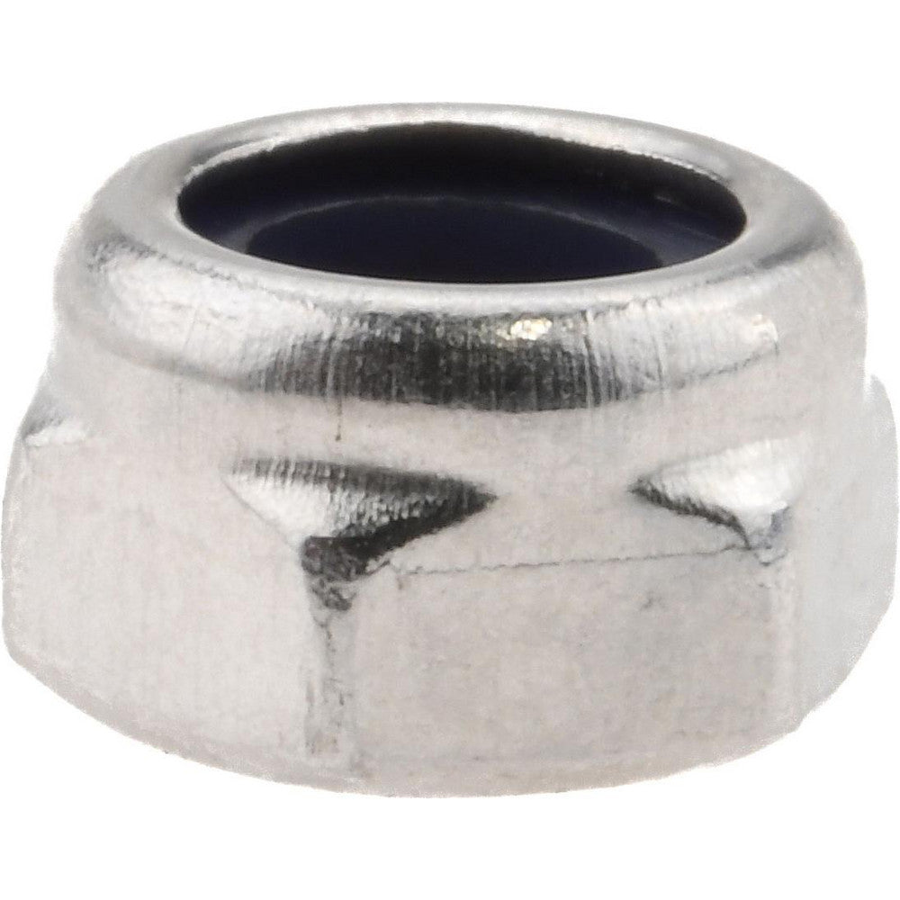 Value Collection A410302 Hex Lock Nut Insert, Nylon Insert, M5x0.8, Class 316/A4 Stainless Steel, Bright/Uncoated