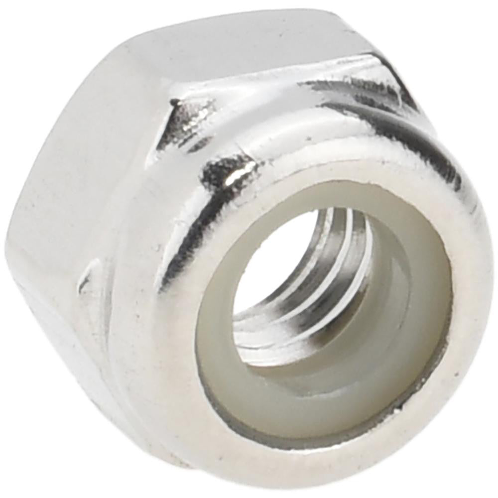 Value Collection A410301 Hex Lock Nut Insert, Nylon Insert, M4x0.7, Class 316/A4 Stainless Steel, Bright/Uncoated