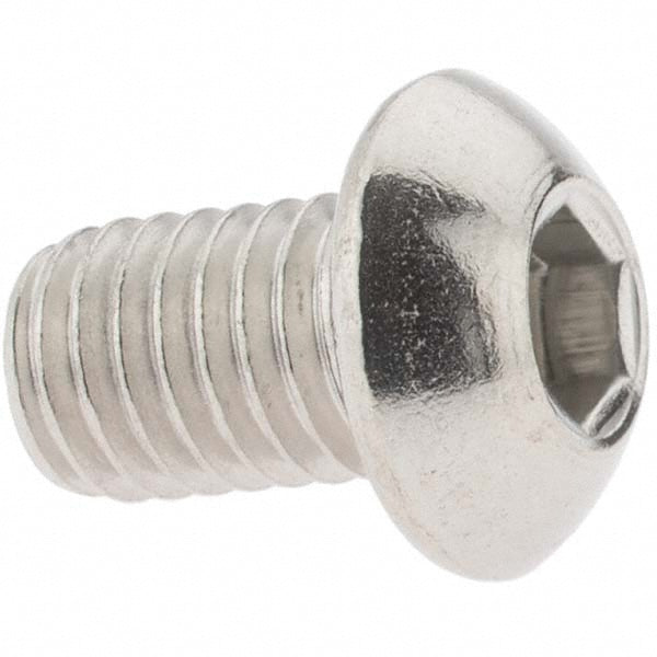 Value Collection A210286 M8x1.25 12mm Length Under Head Hex Socket Drive Button Socket Cap Screw