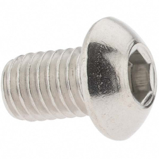 Value Collection A210286 M8x1.25 12mm Length Under Head Hex Socket Drive Button Socket Cap Screw