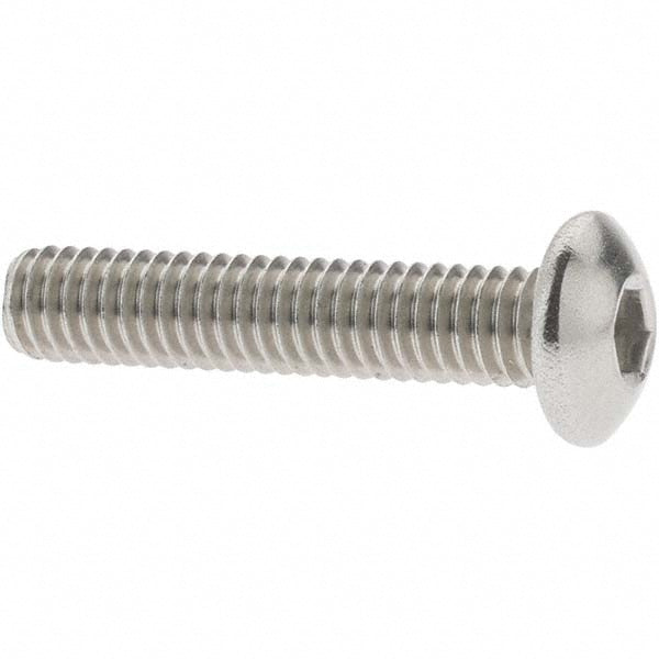 Value Collection A210274 M4x0.70 20mm Length Under Head Hex Socket Drive Button Socket Cap Screw