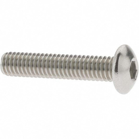 Value Collection A210274 M4x0.70 20mm Length Under Head Hex Socket Drive Button Socket Cap Screw