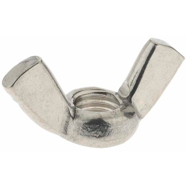 Value Collection A210004 M10x1.50 Metric Coarse, Stainless Steel Standard Wing Nut