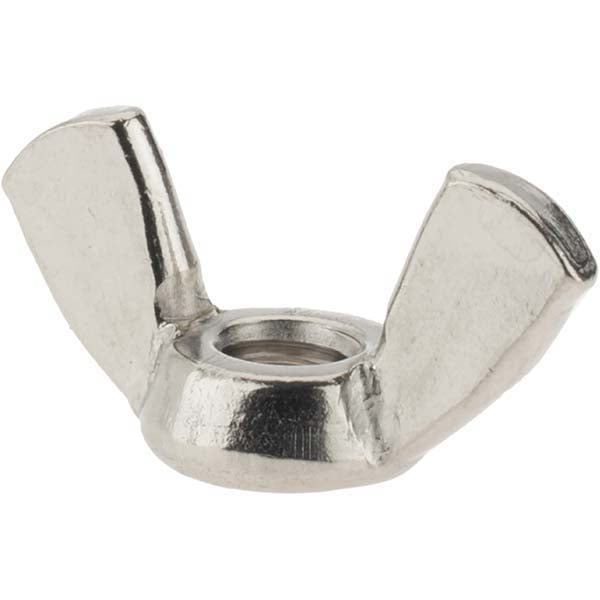Value Collection A210002 M6x1.00 Metric Coarse, Stainless Steel Standard Wing Nut