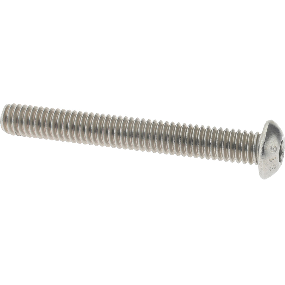 Value Collection 95631 5/16-18 2-1/2" Length Under Head Hex Socket Drive Button Socket Cap Screw
