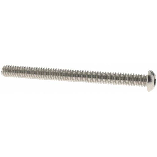 Value Collection 95624 1/4-20 3" Length Under Head Hex Socket Drive Button Socket Cap Screw