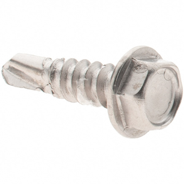 Value Collection 95571 #8, Hex Washer Head, Hex Drive, 5/8" Length Under Head, #2 Point, Self Drilling Screw