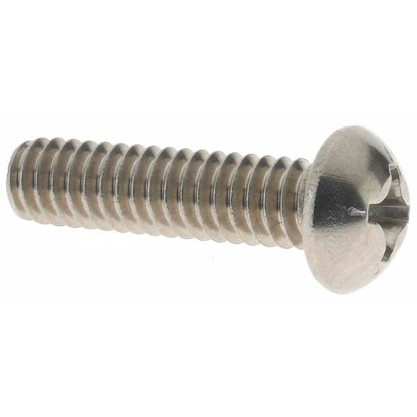 Value Collection 94090 Machine Screw 1/4-20 x 1", Round Head, Phillips